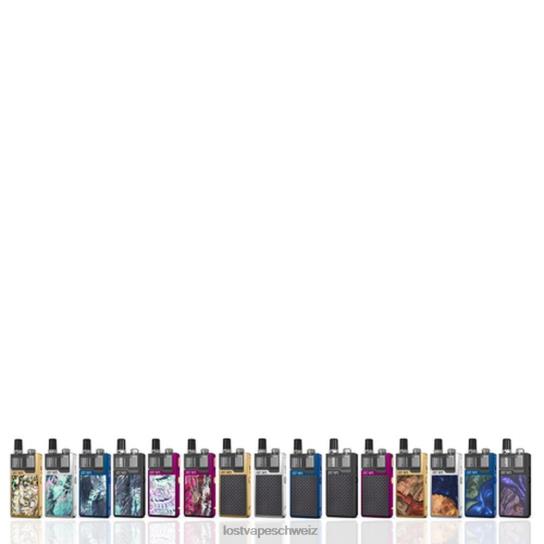 Lost Vape near me - 4N6HD488 Lost Vape Orion plus DNA-Pod-Gerätekit Goldstrukturierte Kohlefaser