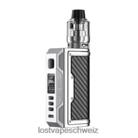 Lost Vape Geneva - Lost Vape Thelema Quest 200W-Kit 6VHPVL140 Edelstahl/Kohlefaser