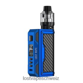 Lost Vape Price - Lost Vape Thelema Quest 200W-Kit 6VHPVL138 Mattblau/Kohlefaser