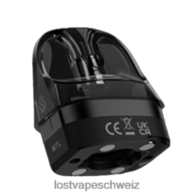 Lost Vape Review Schweiz - Lost Vape Orion Mini-leerer Ersatz-Pod 6VHPVL383 Schwarz