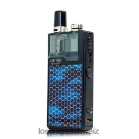 Lost Vape Review Schweiz - Lost Vape Quest Orion Q Pod-Gerät, komplettes Kit 6VHPVL469 Schwarz/Ozean