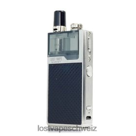 Lost Vape Wholesale - Lost Vape Quest Orion Q Pod-Gerät, komplettes Kit 6VHPVL468 silber/schwarzes Gewebe